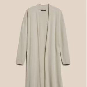 Banana Republic Cream Open Front Cardigan | Size XL | 100% Cotton